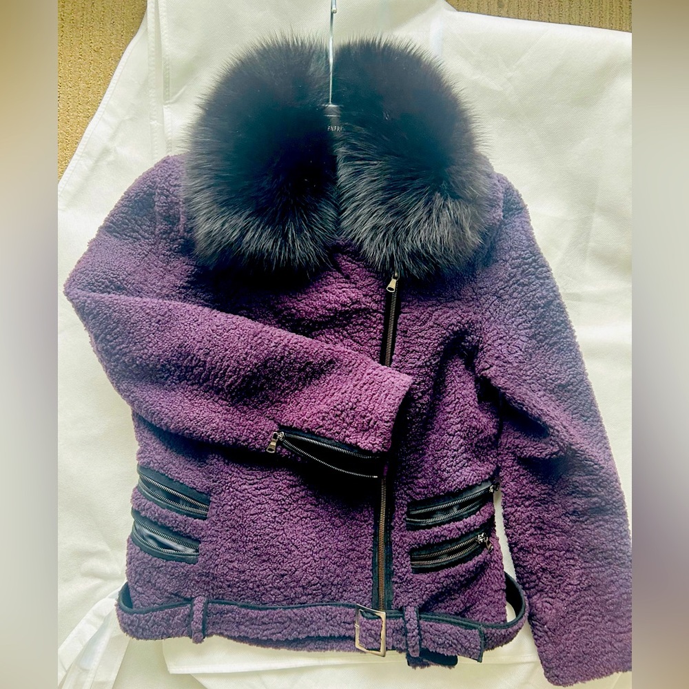 Merino Fur Biker Jacket